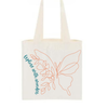 MINI Tote Bag (Outlined Butterfly)